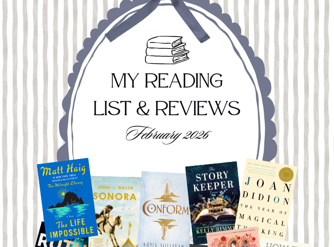 My February 2026 reading list featuring every book I read with honest reviews, reflections, and thoughtful recommendations.